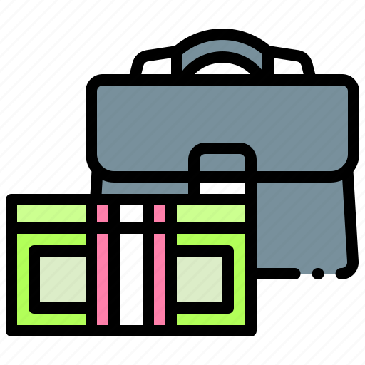 Briefcase, investment, money, portfolio icon - Download on Iconfinder