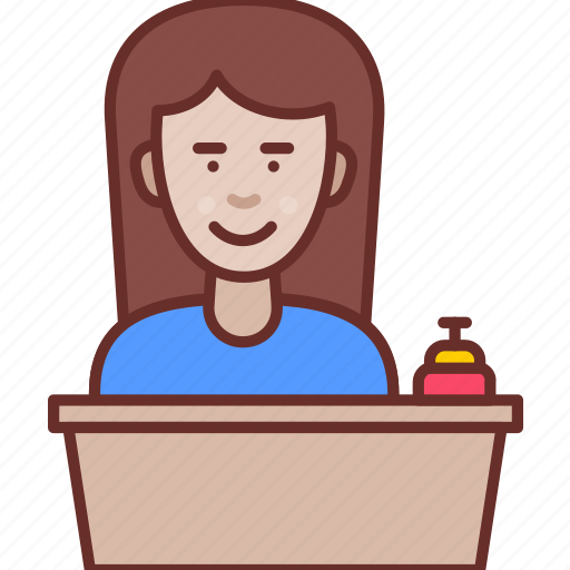 Receptionist, employee, telephonist, worker, agent, assistant, recorder icon - Download on Iconfinder