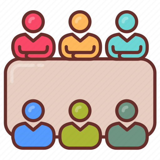 Conference, meeting, seminar, consultation, session, briefing, assembly icon - Download on Iconfinder