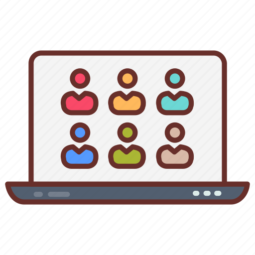 Video, conference, teleconference, meeting, discussion, consultation, seminar icon - Download on Iconfinder