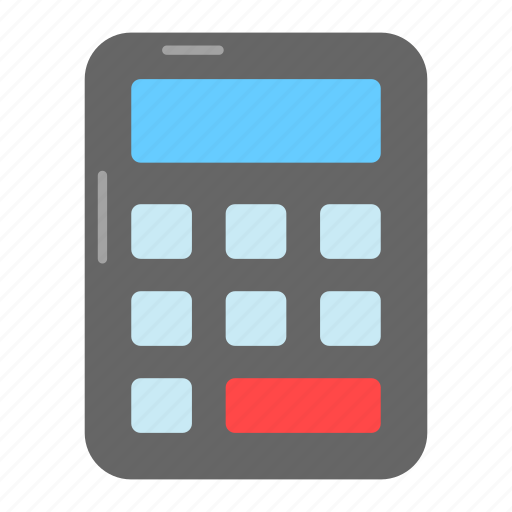 Calculator, device, digital, stationery, totalizer, reckoners, estimator icon - Download on Iconfinder