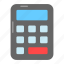 calculator, device, digital, stationery, totalizer, reckoners, estimator 