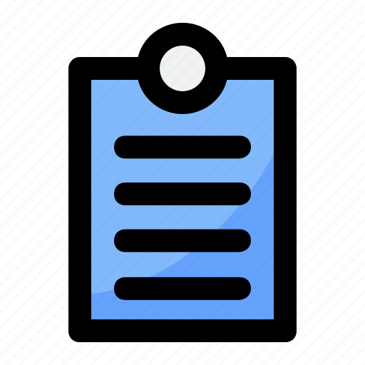 Clipboard, data, document, file, folder, paper icon - Download on Iconfinder