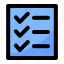 checklist, data, document, list, paper, tasks 