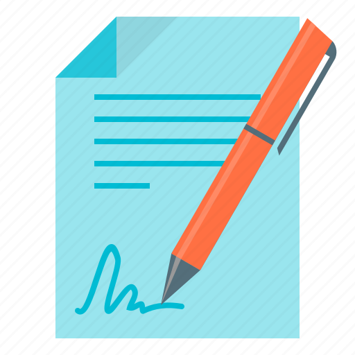 Agreement, contract, document, documents, pen icon - Download on Iconfinder