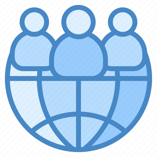 Global partner, world, globe, network, business, people icon - Download on Iconfinder
