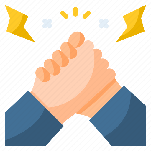 Competition, competitor, candidate, rival, contestant, rivalry, handshake icon - Download on Iconfinder