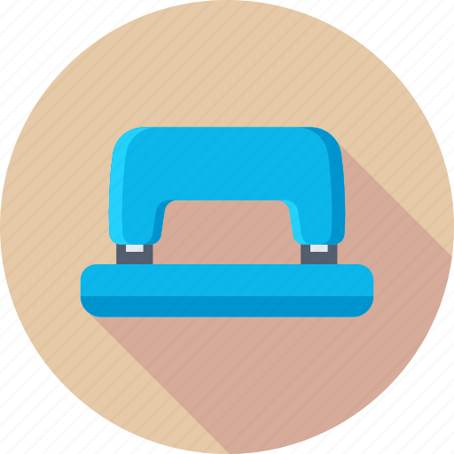 Hole punch, office supply, paper punch, punching machine, stationery icon - Download on Iconfinder