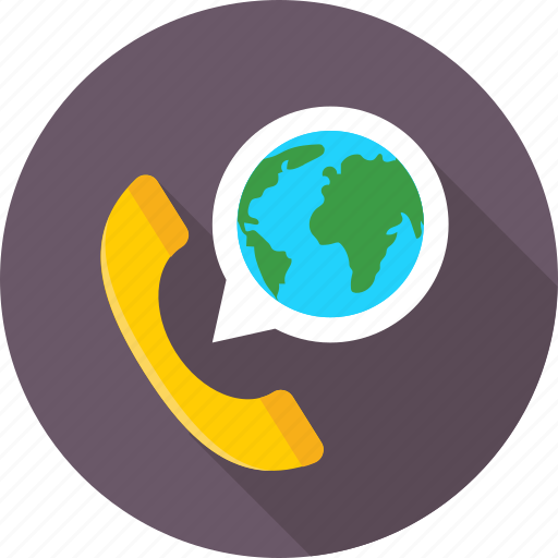 Helpline, phone, phone receiver, receiver, worldwide service icon - Download on Iconfinder
