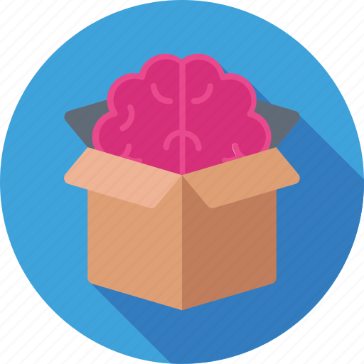 Box, brain, creative mind, idea, idea develop icon - Download on Iconfinder