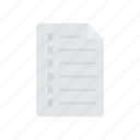 bill, document, file, note