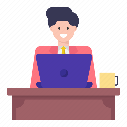Business worker, business employee, office employee, businessman, businessperson illustration - Download on Iconfinder