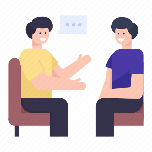 Communication, conversation, discussion, chatting, negotiation illustration - Download on Iconfinder