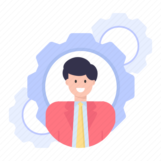 Admin, manager, personal settings, profile settings, user management illustration - Download on Iconfinder