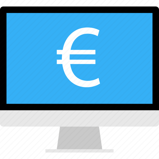 Business, data, euro, money, online, sign icon - Download on Iconfinder