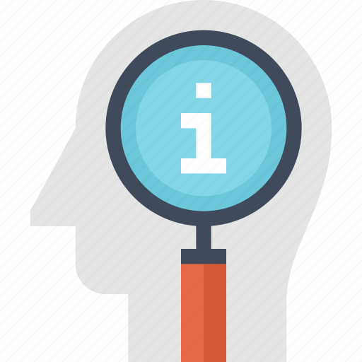 Education, head, human, information, mind, search, thinking icon - Download on Iconfinder