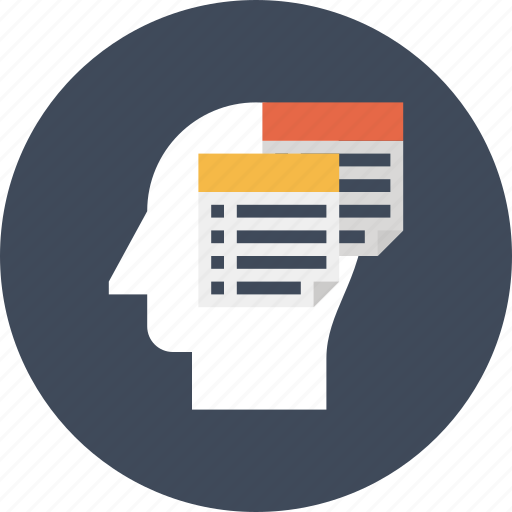 Head, human, mind, plan, reminder, schedule, thinking icon - Download on Iconfinder