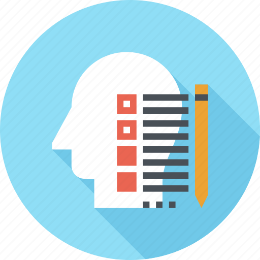 Head, human, list, mind, plan, skill, thinking icon - Download on Iconfinder