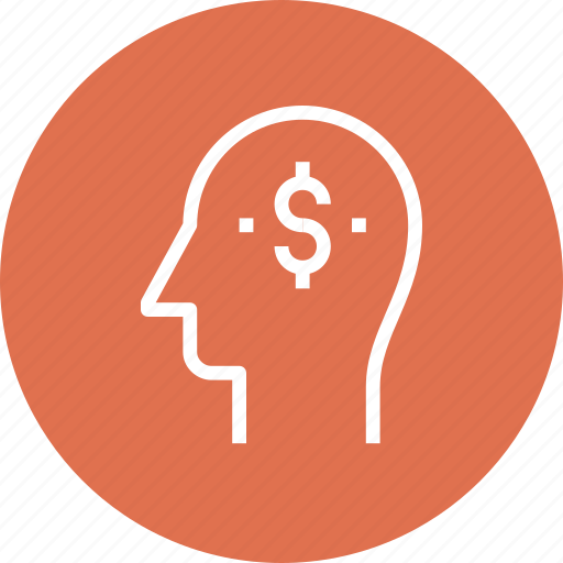 Business, head, human, management, mind, money, thinking icon - Download on Iconfinder