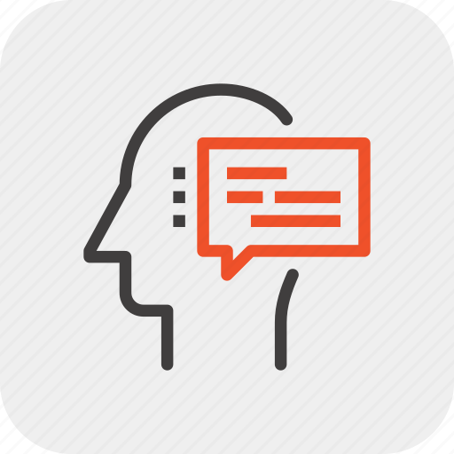 Communication, conversation, dialogue, head, human, mind, thinking icon - Download on Iconfinder