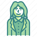 formal, woman, businesswoman, user, avatar