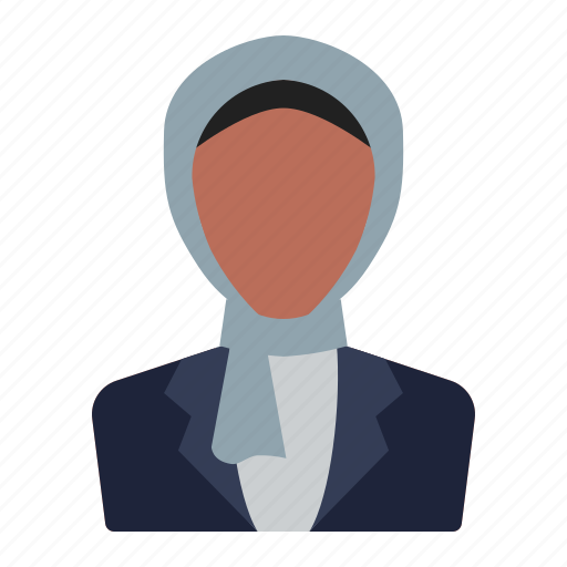 Avatar, people, business, woman, female, hijab, moslem icon - Download on Iconfinder
