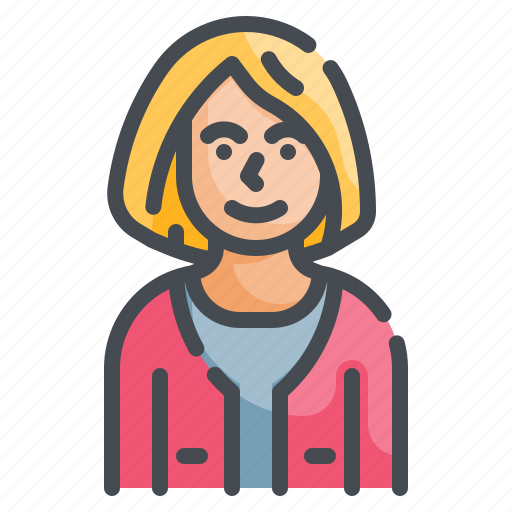 Employee, woman, assistant, secretary, worker icon - Download on Iconfinder