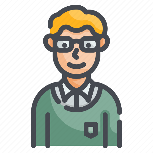 Glasses, man, manager, businessman, avatar icon - Download on Iconfinder