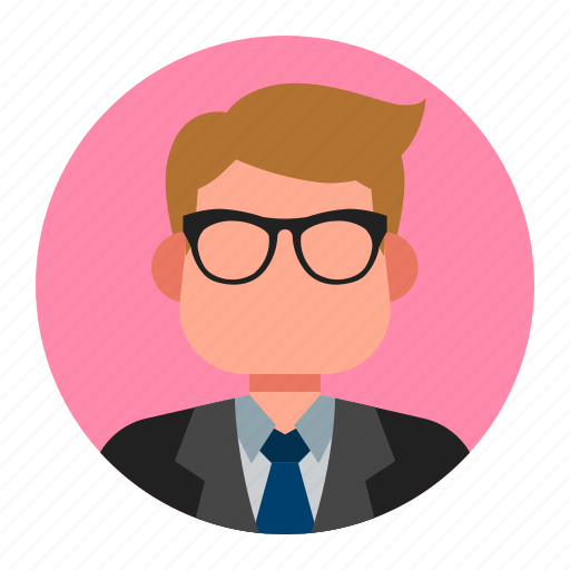 Avatar, people, chubby, glasses, man, business, male icon - Download on Iconfinder