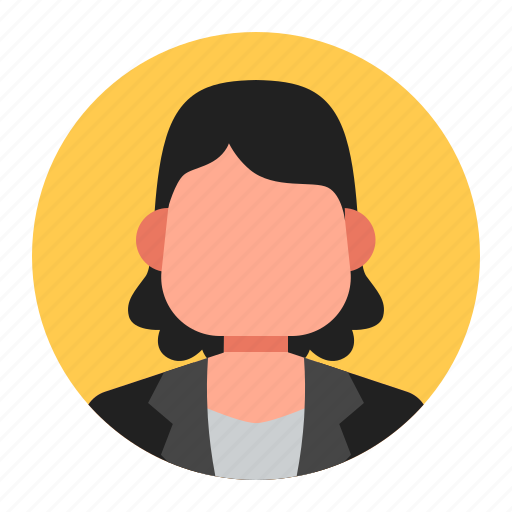Avatar, people, business, woman, female, chubby, short hair icon - Download on Iconfinder