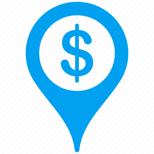 Bank, location, map marker, position, business center, geo targeting, target icon - Download on Iconfinder