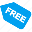 free, sticker, freemium, gift, offer, present, prize 
