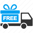 delivery, gift, free, offer, present, prize, transport