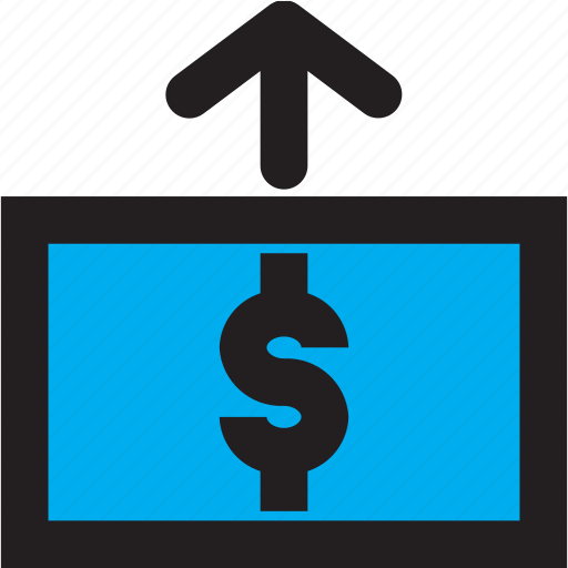 Arrow, blue, business, dollar, money, up icon - Download on Iconfinder