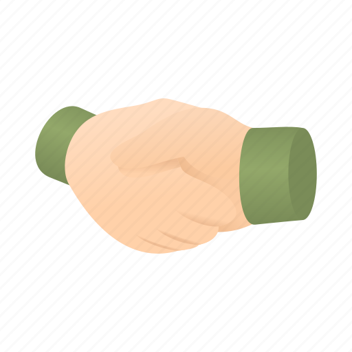 Cartoon, contract, deal, hand, handshake, meeting, partnership icon - Download on Iconfinder
