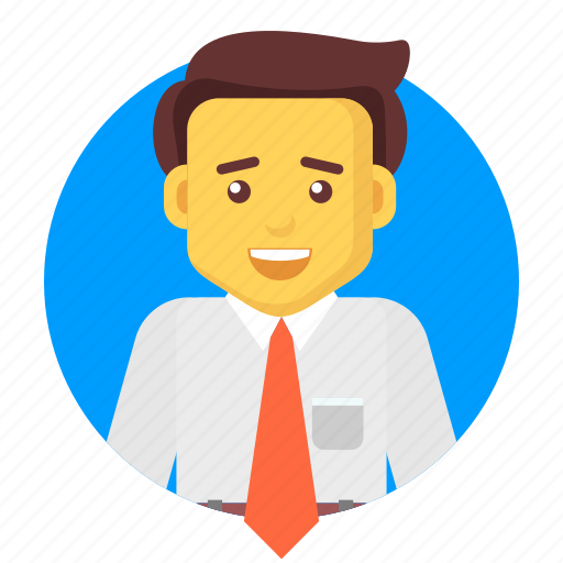 Avatar, business, businessman, happy, salesman, user icon - Download on Iconfinder