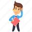 business character, business manager, businessman holding file, thinking businessman, young businessman 