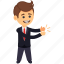 business character, business person, businessman applauding, businessman clapping, clapping gesture of businessman 