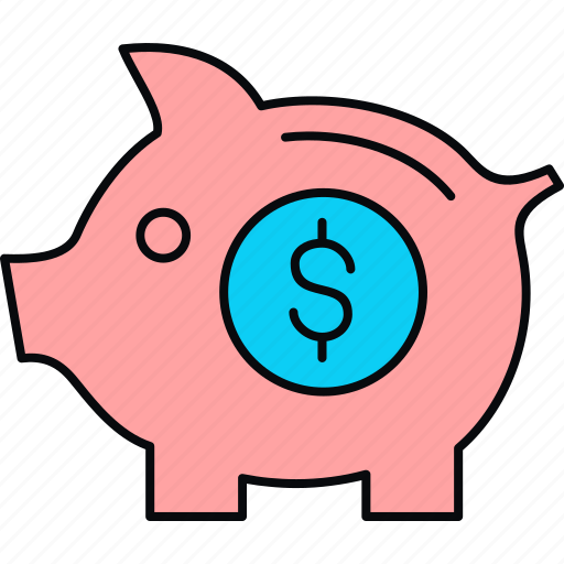 Bank, finance, money, payment, piggy, saving, savings icon - Download on Iconfinder