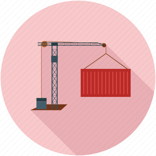 Container, container lifter, lift container, under construction, work in progress icon - Download on Iconfinder