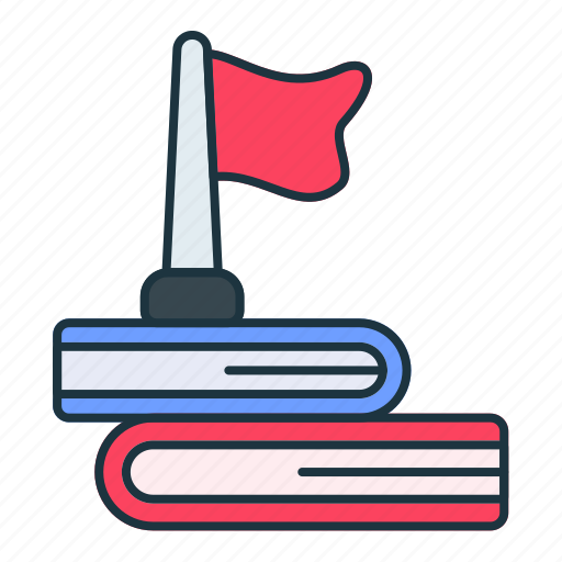Book, bookmark, flag, important, business, work, company icon - Download on Iconfinder