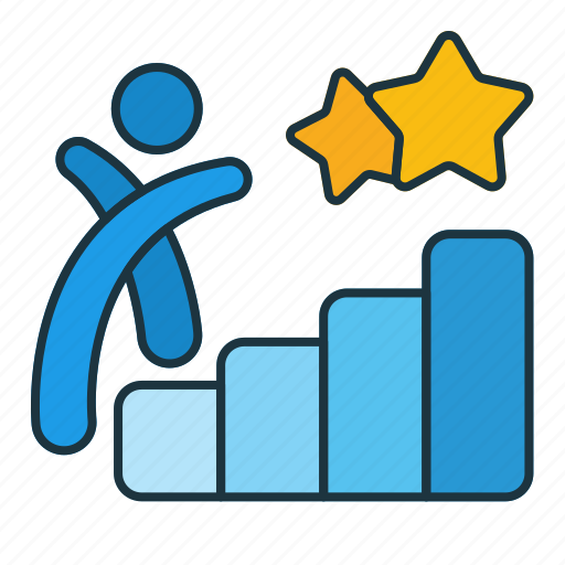 Analytics, bar, chart, graph, management, reputation, star icon - Download on Iconfinder