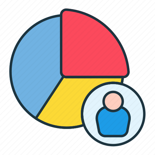 Account, chart, graph, man, pie, user icon - Download on Iconfinder