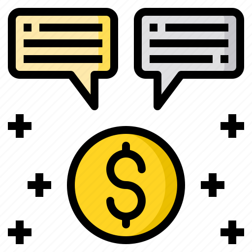 Coin, dollar, money, speech, finance icon - Download on Iconfinder