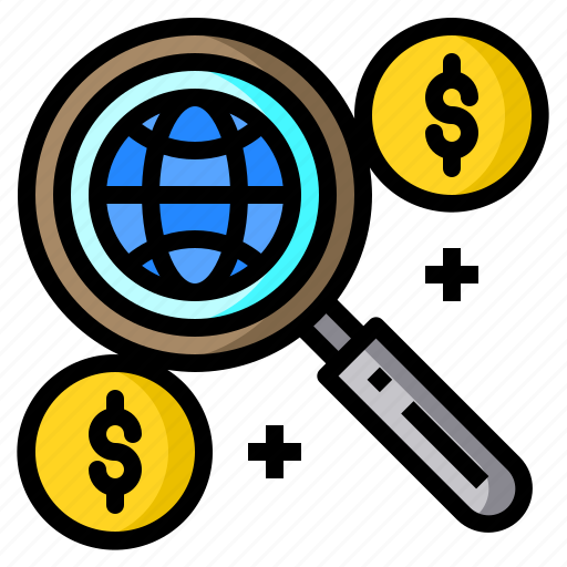 Money, worldwide, search, global, network icon - Download on Iconfinder