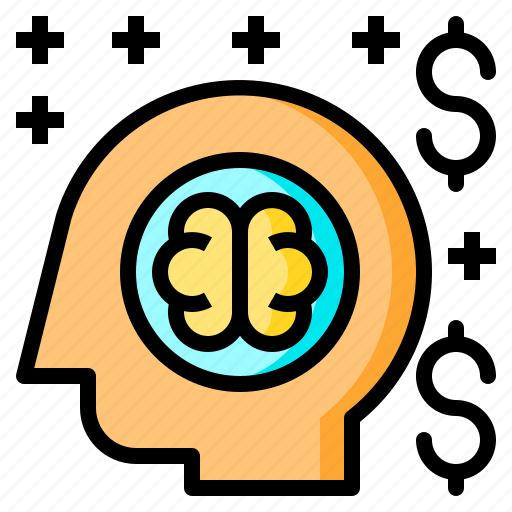 Money, dollar, head, brain, thinking icon - Download on Iconfinder