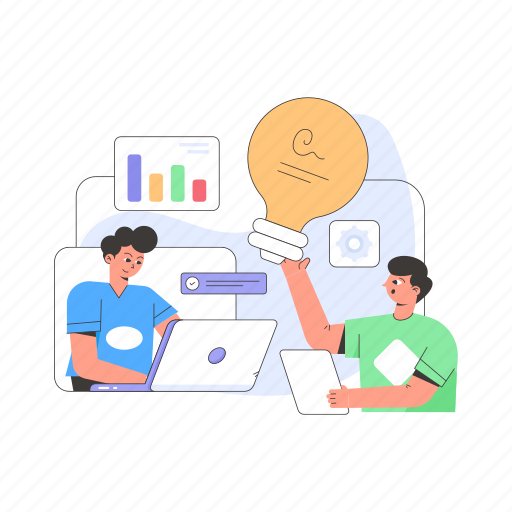 Financial discussion, financial management, financial analysis, business meeting, business discussion illustration - Download on Iconfinder