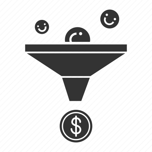 Business, conversion, leads, marketing, money, sales, sales funnel icon - Download on Iconfinder