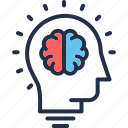 brain, head, human, idea, innovation, mind, organ