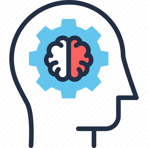 Brain, brainstorming, cog, head, literal, rational, thinking icon - Download on Iconfinder